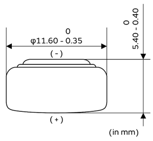 LR44 Battery Size