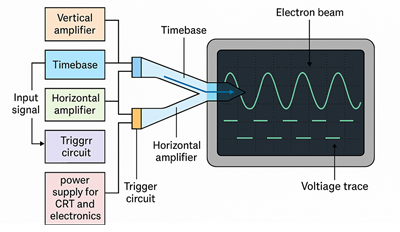 How an Analog Oscilloscope Works on the Inside