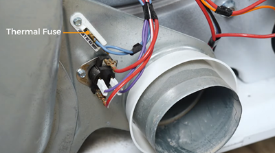 Thermal Fuse Protects a Dryer