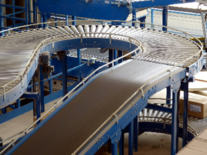 Conveyor System with Controlled Motor Start