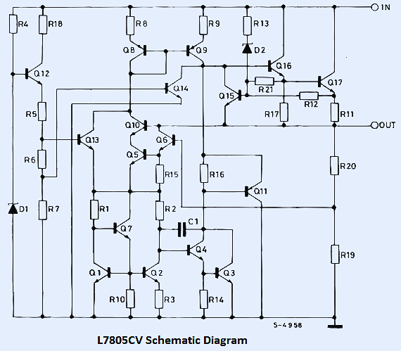 L7805CV Schematic Diagram