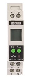SPDT Digital Time Relay with Adjustable Delay Settings